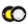 1.7 Inch Round Mini Dual Color Warning Light (White & Amber)