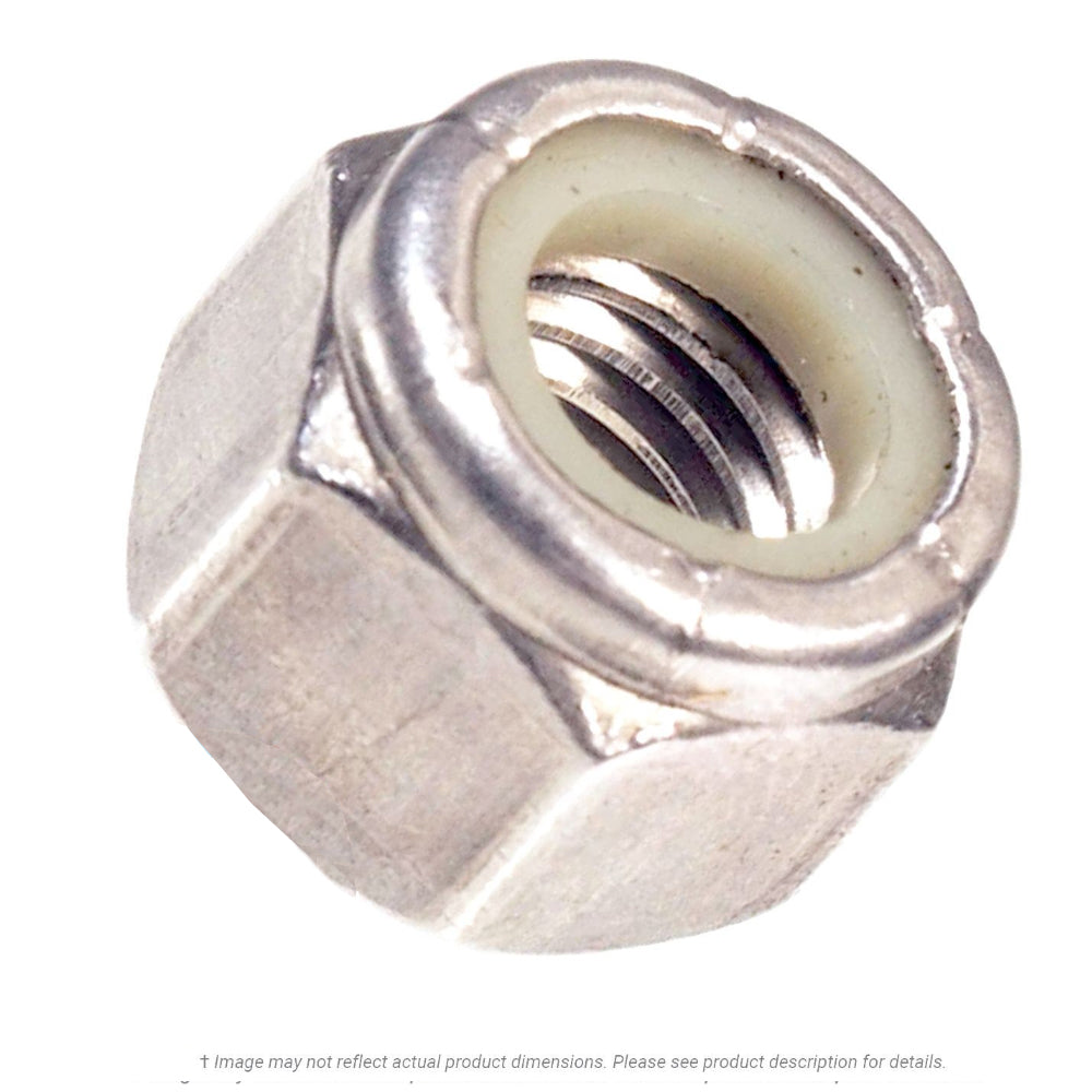 KL Jack & Co., #10-32 Stainless Steel Nylon Insert Locknut 18-8