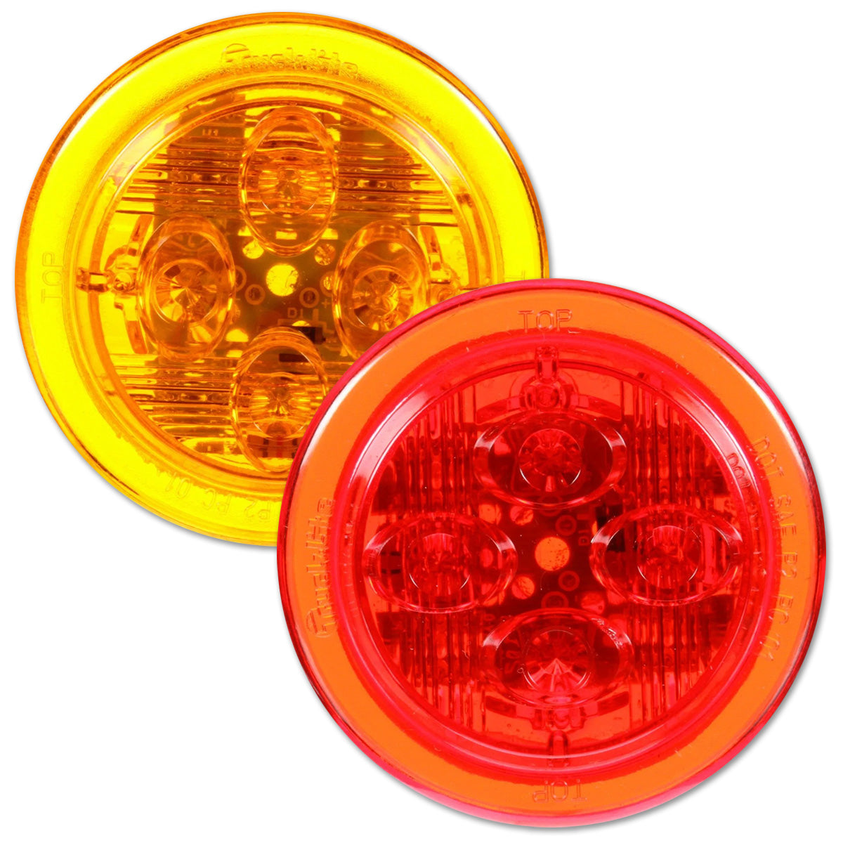 Truck-Lite, 10 Series - 8 Diode - Low Profile LED Round Marker Clearance Light