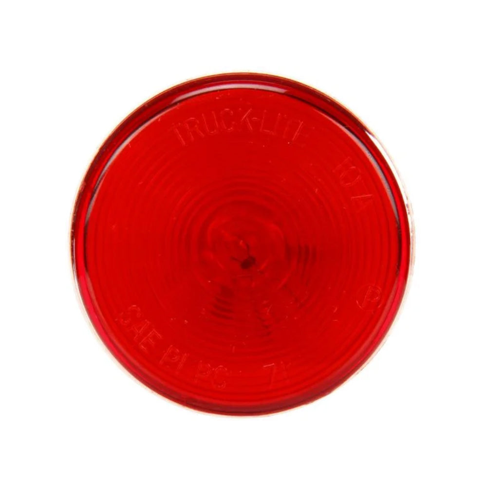 Truck-Lite, 10 Series, Incandescent, Red or Yellow Round, 1 Bulb, Marker Clearance Light, PC, PL-10, 12V