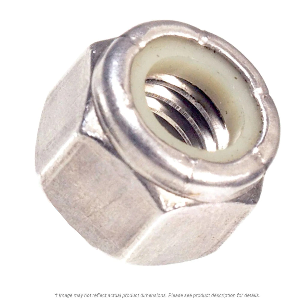 KL Jack & Co., 1/2"-13 Stainless Steel Nylon Insert Locknut 18-8