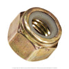 5/8"-18 Zinc Plated Nylon Insert Locknut Grade 8