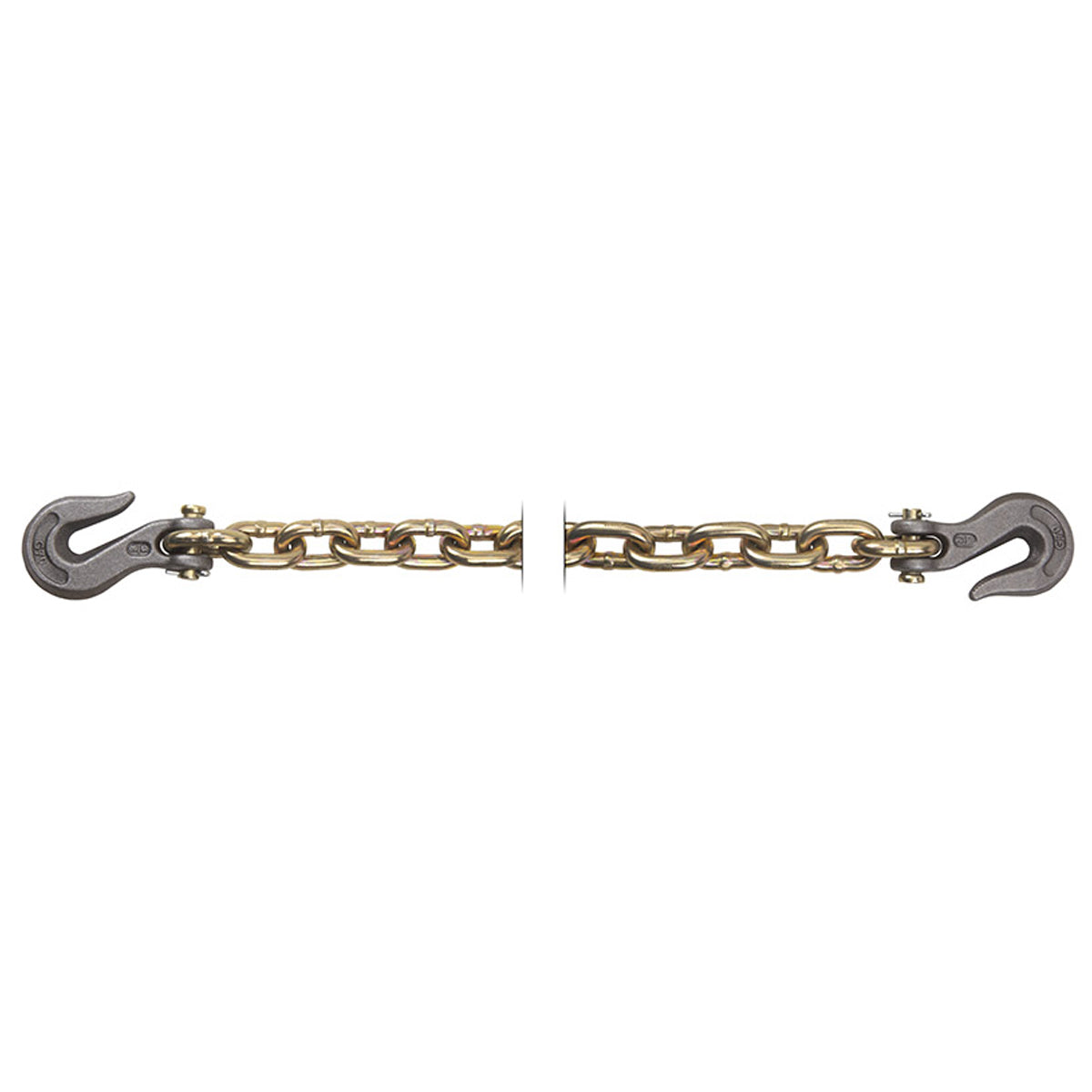 Peerless Chain, 1/2" Grade 70 , 11,300 WLL w/ G80 Clevis Pin Grab Hooks