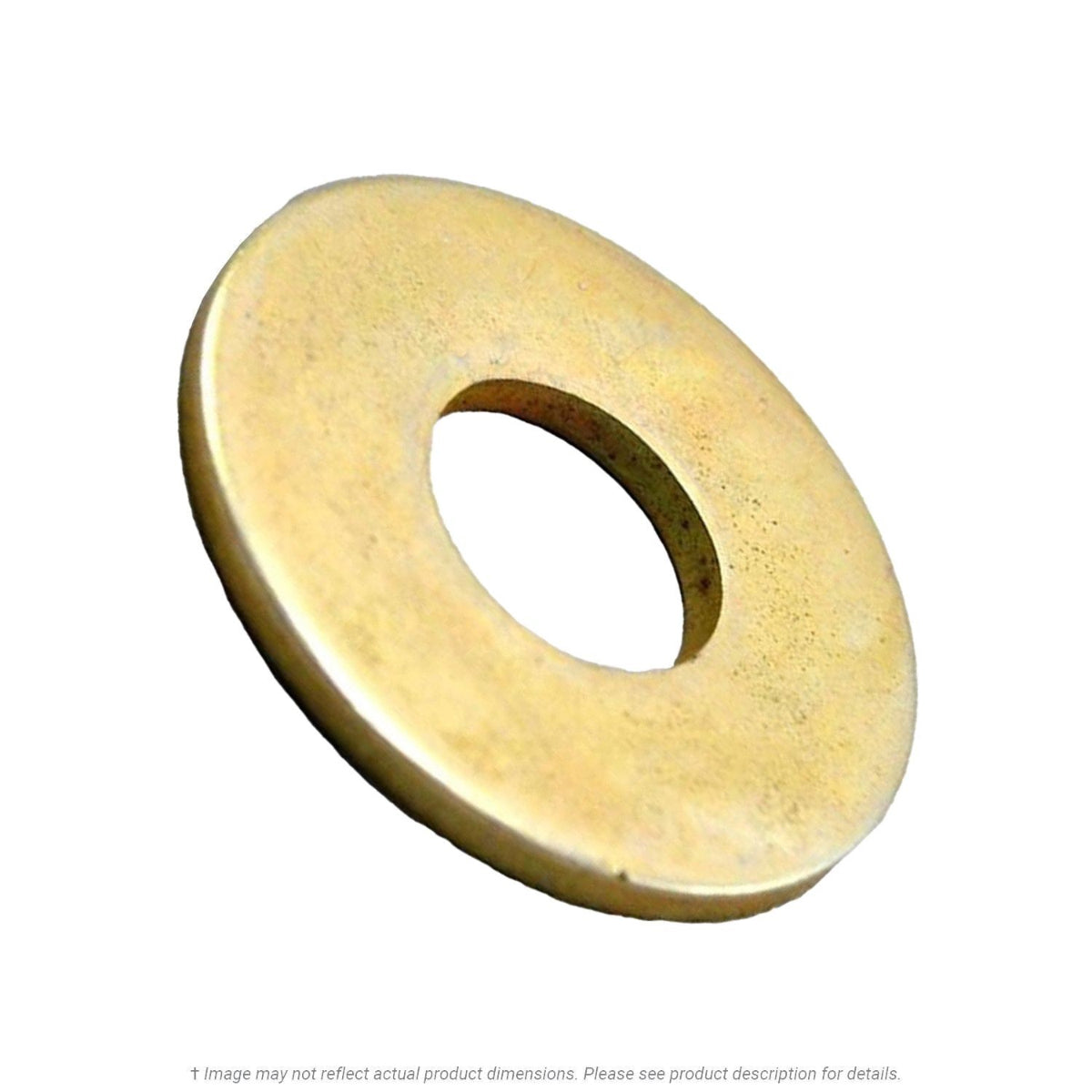 KL Jack & Co., 1/2" Yellow Zinc USS Flat Washer Thru-Hardened (Grade 8)