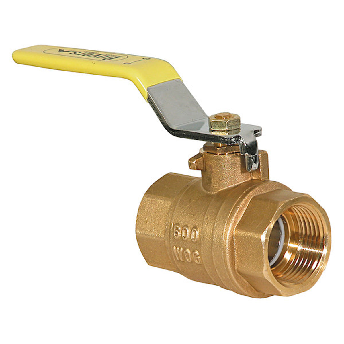 Buyers, 1/2in Brass Body Ball Valve