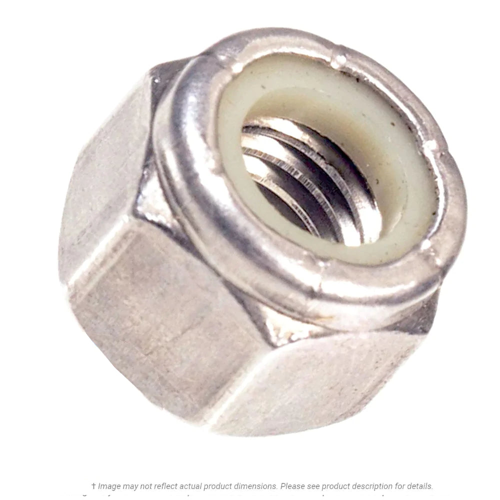 KL Jack & Co., 1/4"-20 Stainless Steel Nylon Insert Locknut 18-8