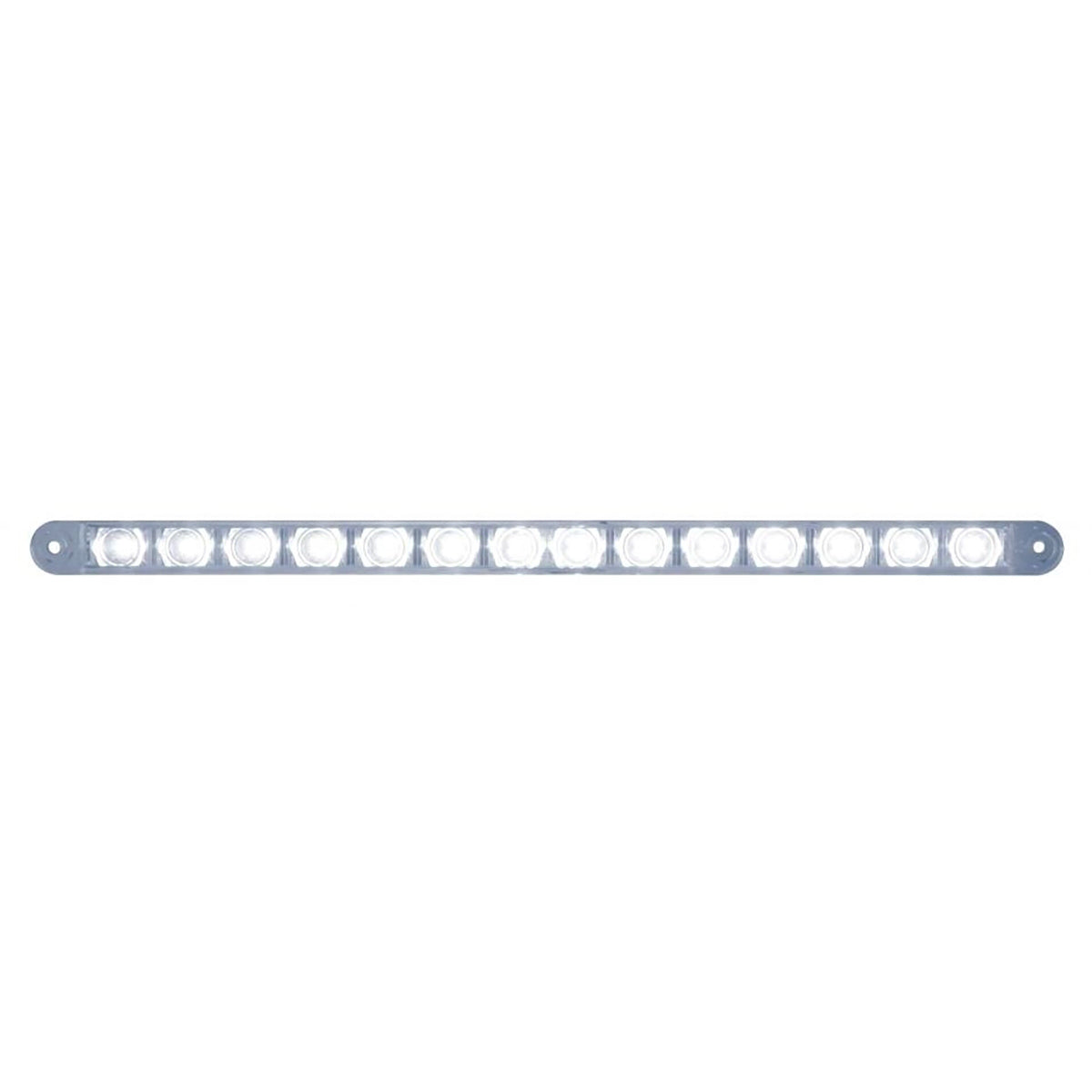 United Pacific, 14 LED 12" Auxiliary Strip Light - White LED