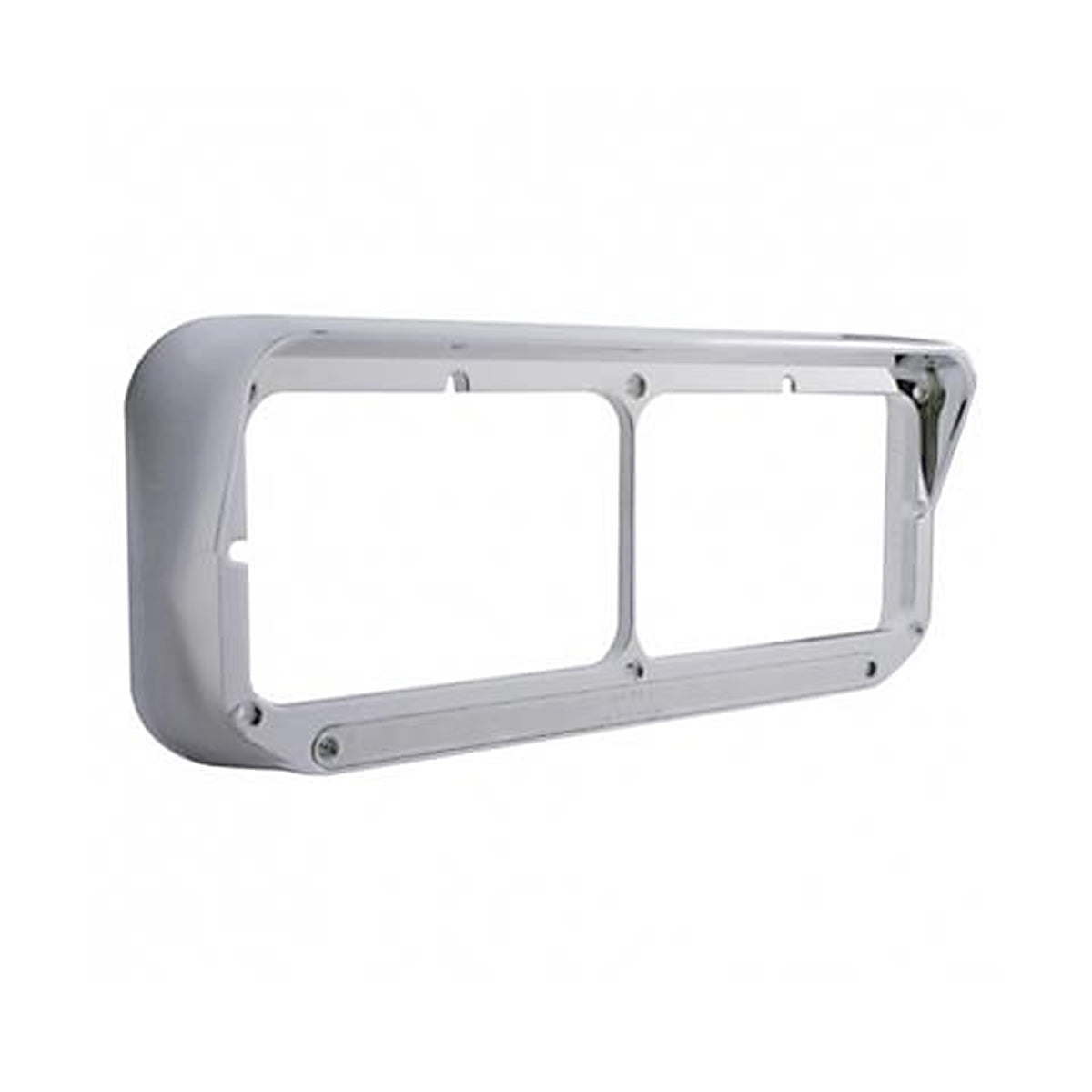 United Pacific, 14 LED Rectangular Dual Headlight Bezel with Visor (various colors)