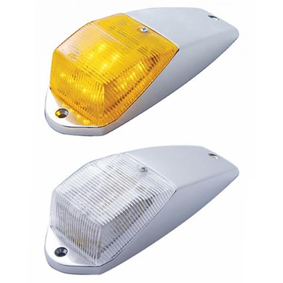 United Pacific, 15 LED Pick-Up / SUV Cab Light - Flat Style (Amber or Clear Lens)