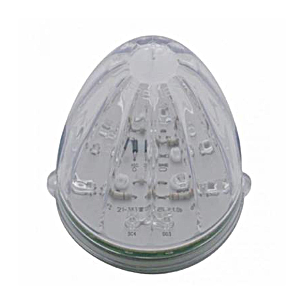 United Pacific, 19 LED Watermelon Grakon 1000 Cab Light - Amber LED/Clear Lens