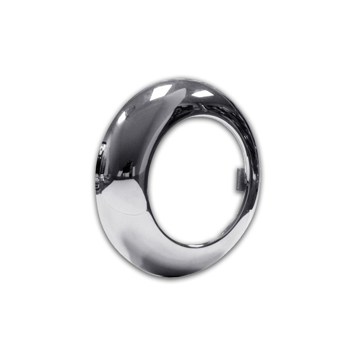 Trux, 2.5" Chrome "Twist-On" Bezel - No Visor