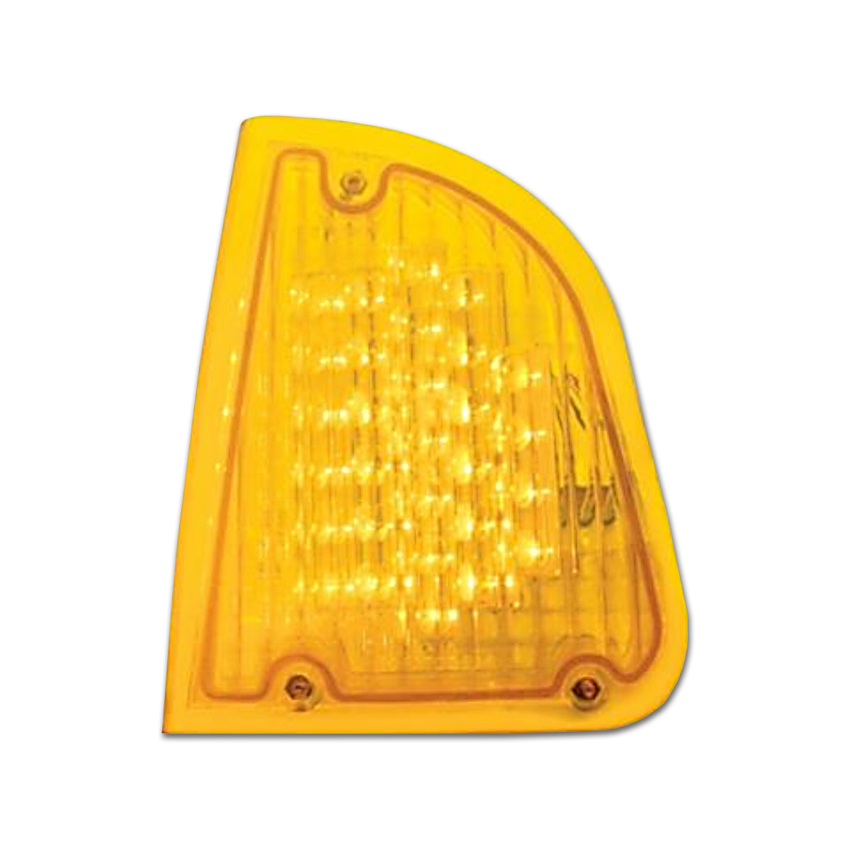 United Pacific, 29 LED Turn Signal Light For 1985-2007 Kenworth T600 (Driver) - Amber LED/Amber Lens