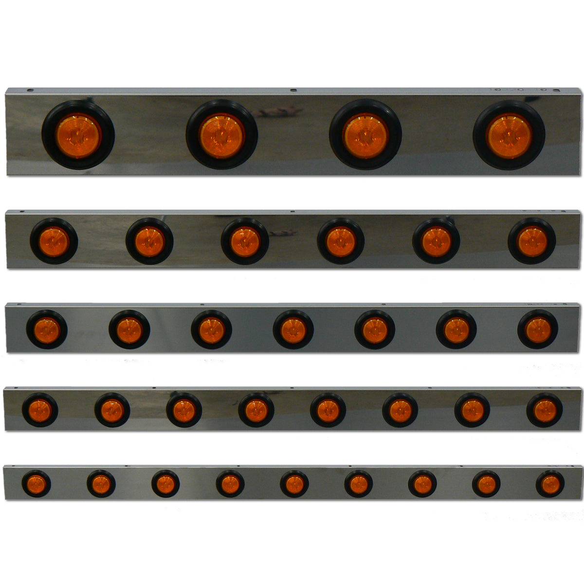 Roadworks, 3.5" Light Channels with 2" Lights (Various Lengths)