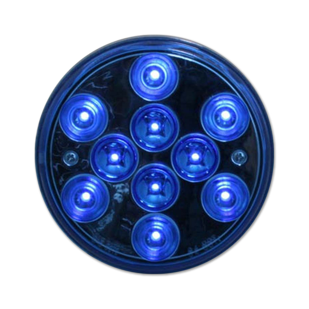 Grand General, 4 Inch LED Dual Brightness - 10 LED - 12 Volt - Off Road Lights (Blue or Green)