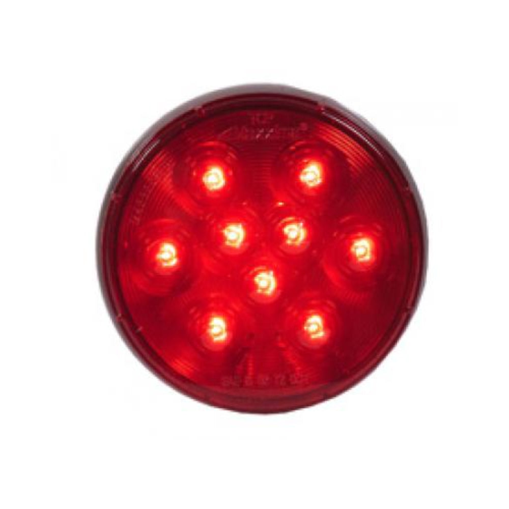 Maxxima, 4" Round, Red Stop/Tail/Turn Light