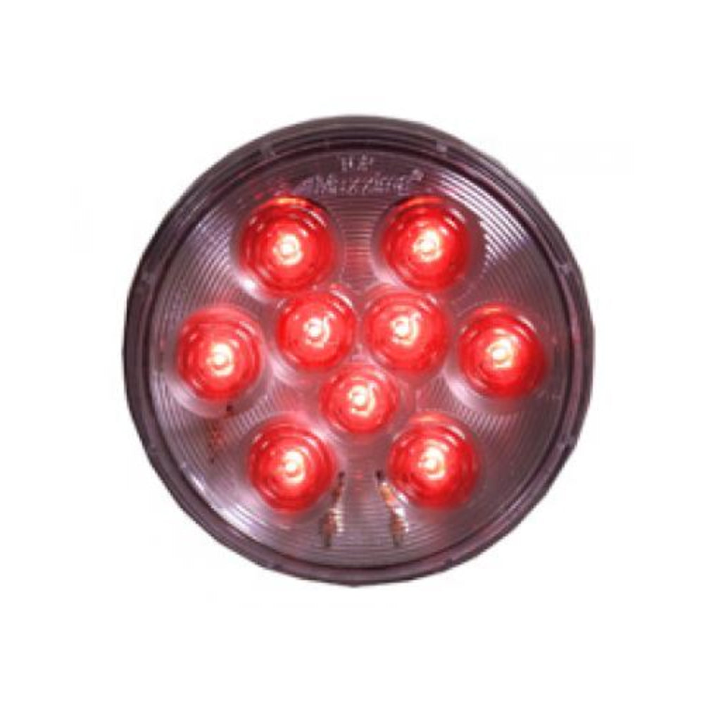 Maxxima, 4" Round, Red Stop/Tail/Turn Light