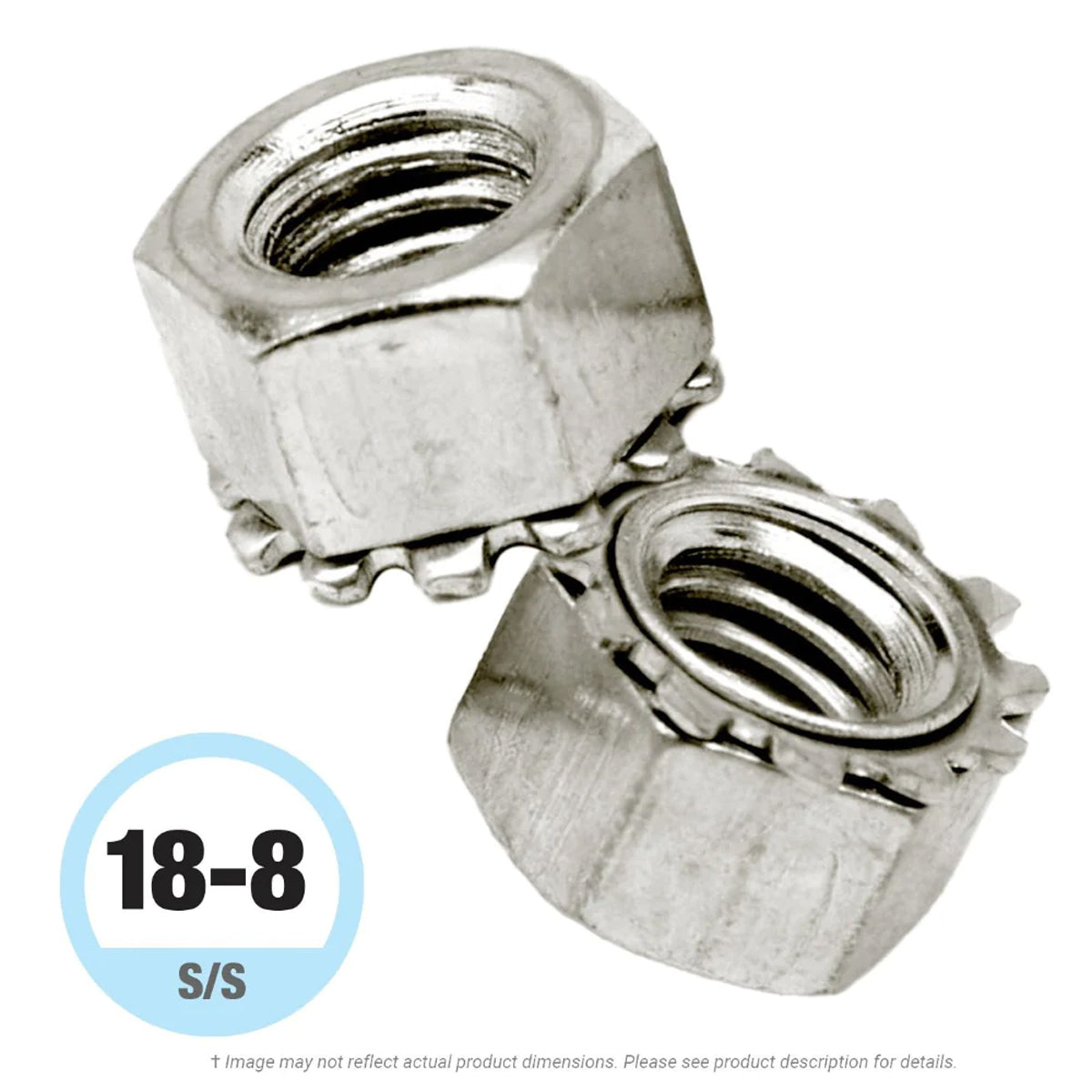 KL Jack & Co., #6 - 32 Stainless Steel Keps Locknut 18-8