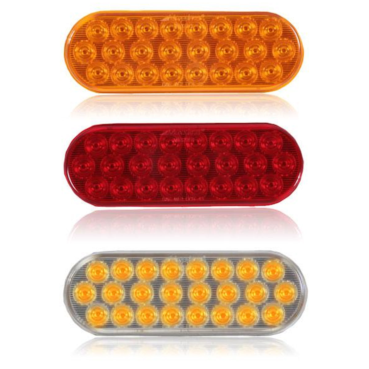 Maxxima, 6" Oval Warning Flasher Light (Amber, Red, Amber/Clear)