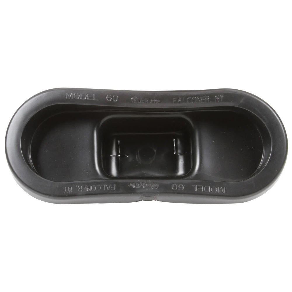 Truck-Lite, 60 Series Black PVC Closed Back 2in x 6in Oval Light Grommet