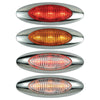 M5 LED 2.5" Oval Light with Chrome Housing