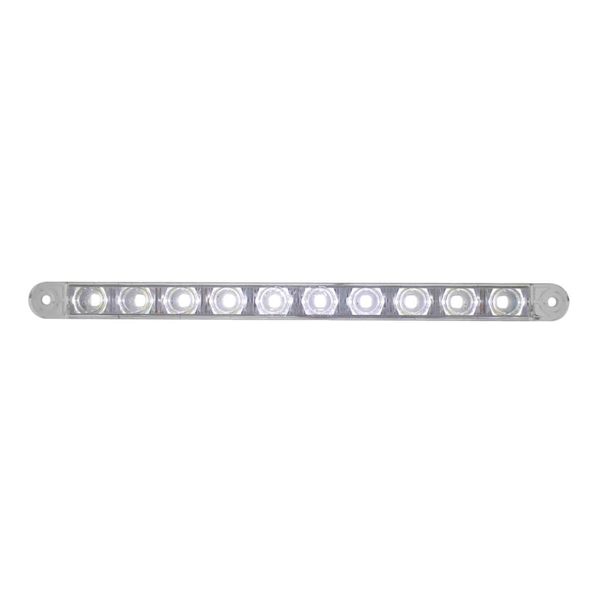 United Pacific, 9" 10 LED Light Bar White, back-up