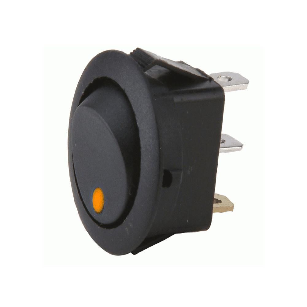 Ramko Dist., Amber Round Rocker Switch