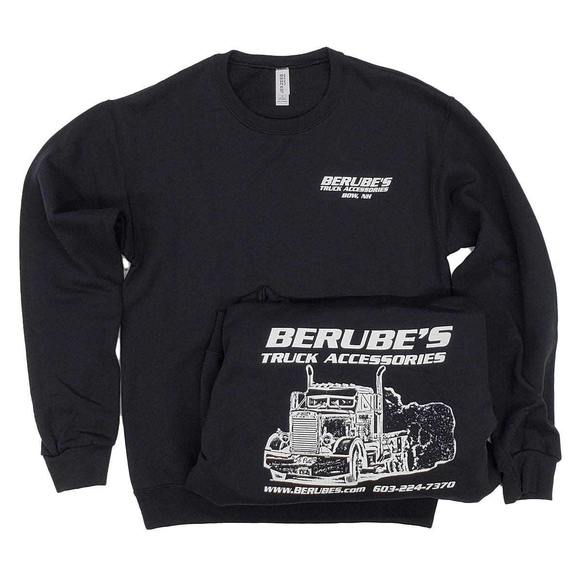 Berubes, "Burn Out" Crew Neck Sweatshirt