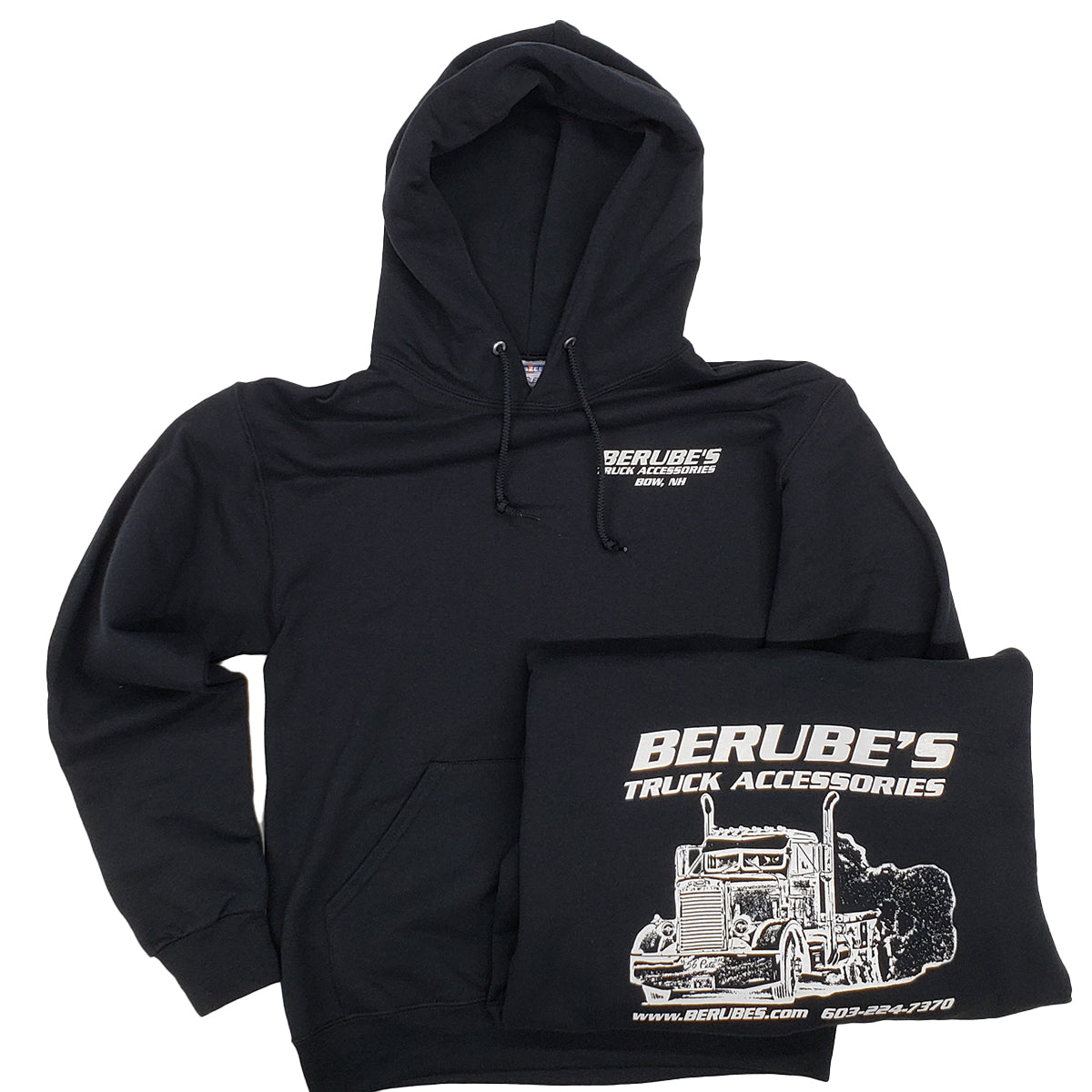 Berubes, "Burn Out" Hooded Sweatshirt