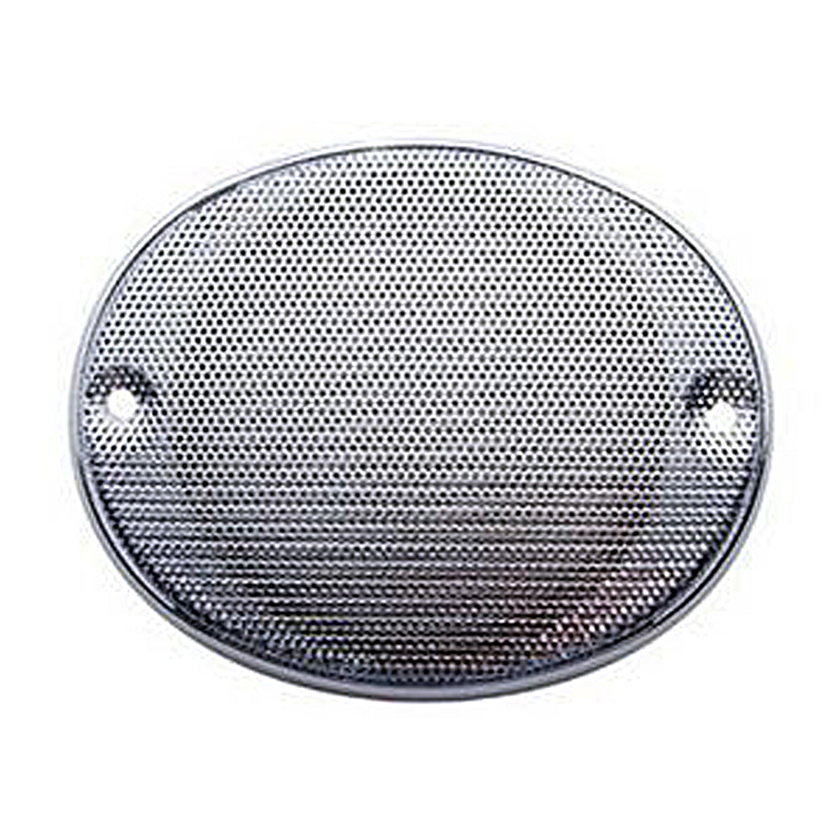 United Pacific, Chrome Oval C.B. Radio Speaker Cover For Various Kenworth, & International Models