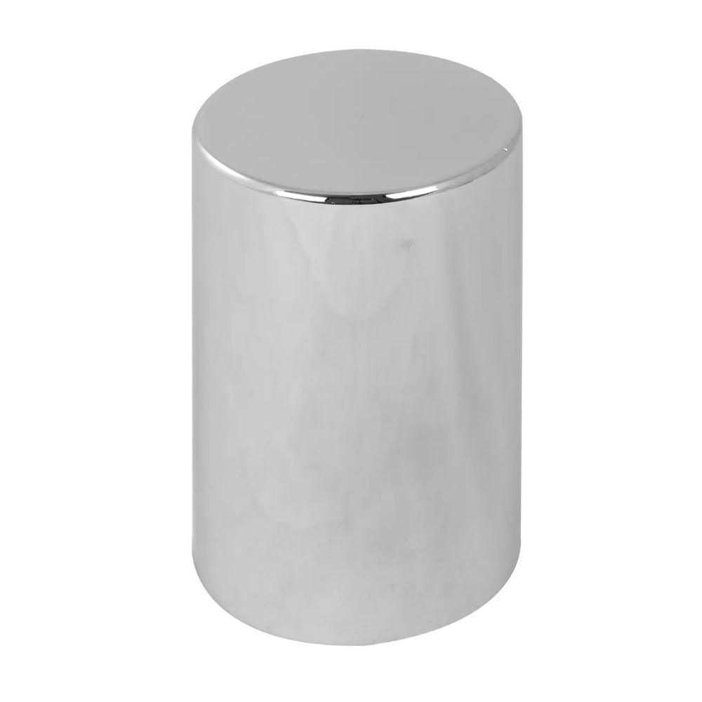 Grand General, Grand General - 4 1/4" Tall Cylinder Chrome Plastic 33mm Lug Nut Cover