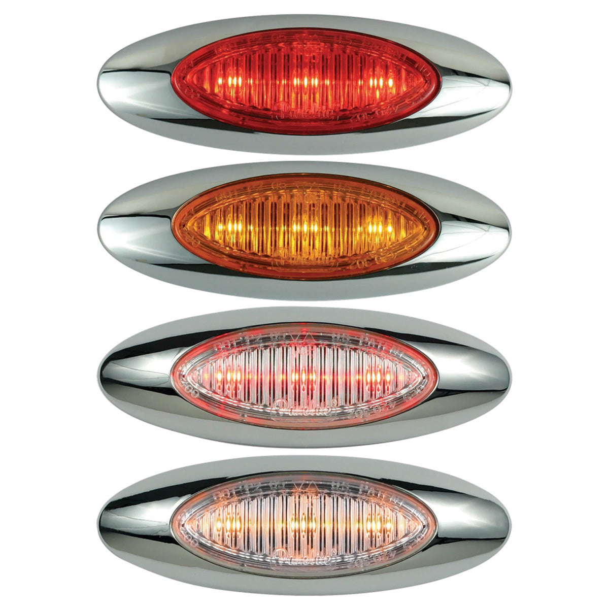 Panelite, M5 LED 2.5" Oval Light with Chrome Housing