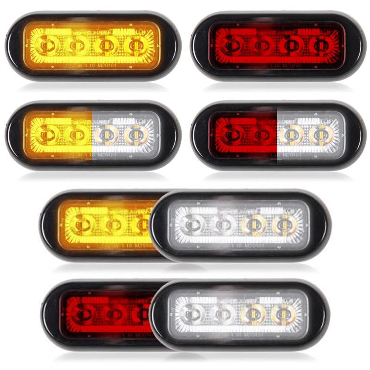 Maxxima, Maxxima 3.8 Inch Low Profile LED Surface Mount Warning Lights