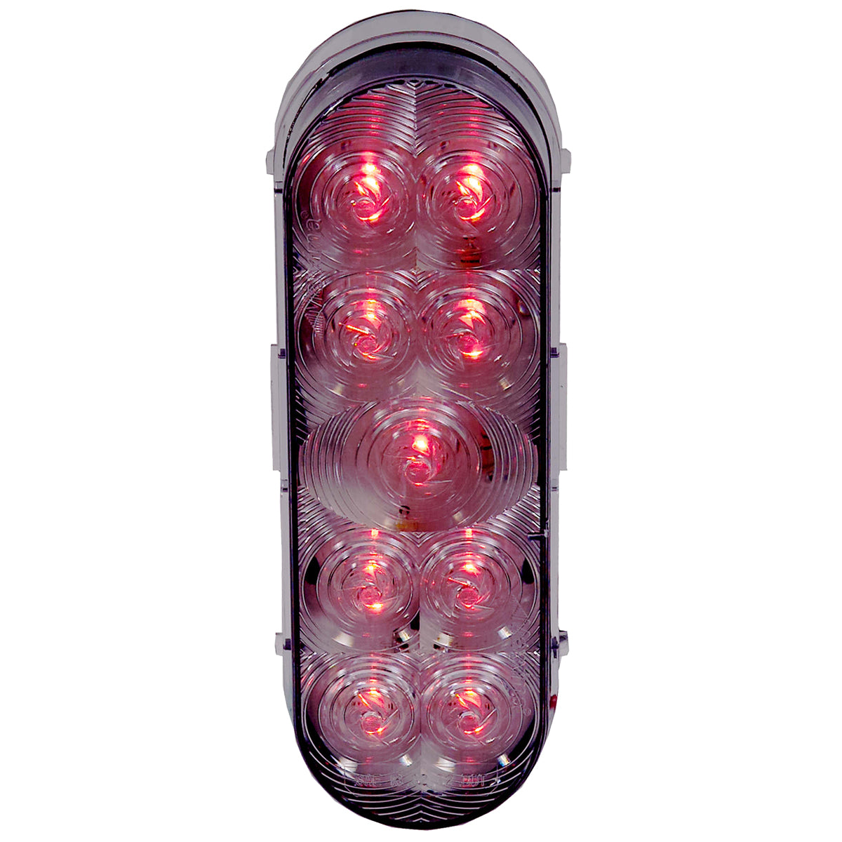 Maxxima, Maxxima 6" Red Clear Oval Light