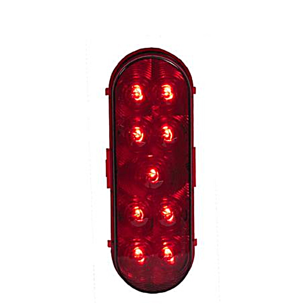 Maxxima, Maxxima 6.5" Oval Stop/Tail/Turn Light (Red)