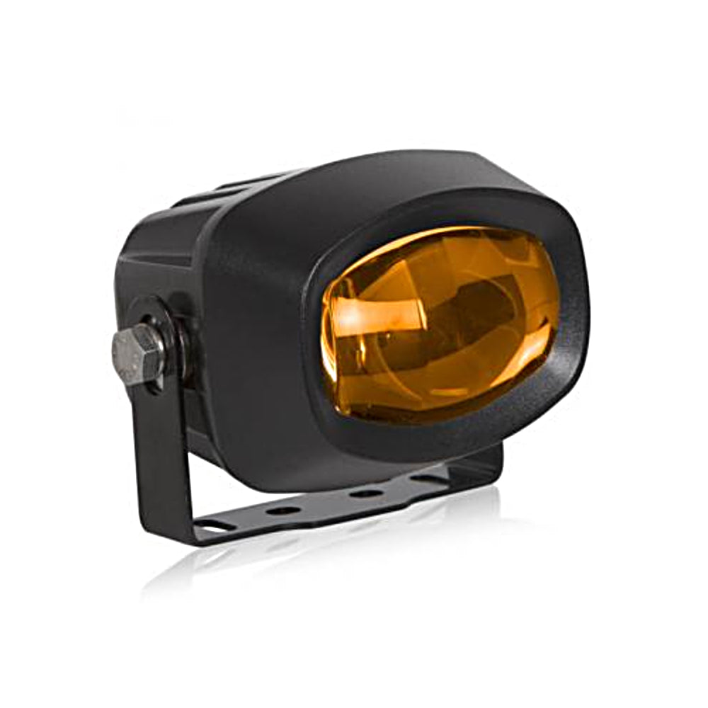 Maxxima, Maxxima Compact Mini Yellow Fog Light 12/24V Black Housing