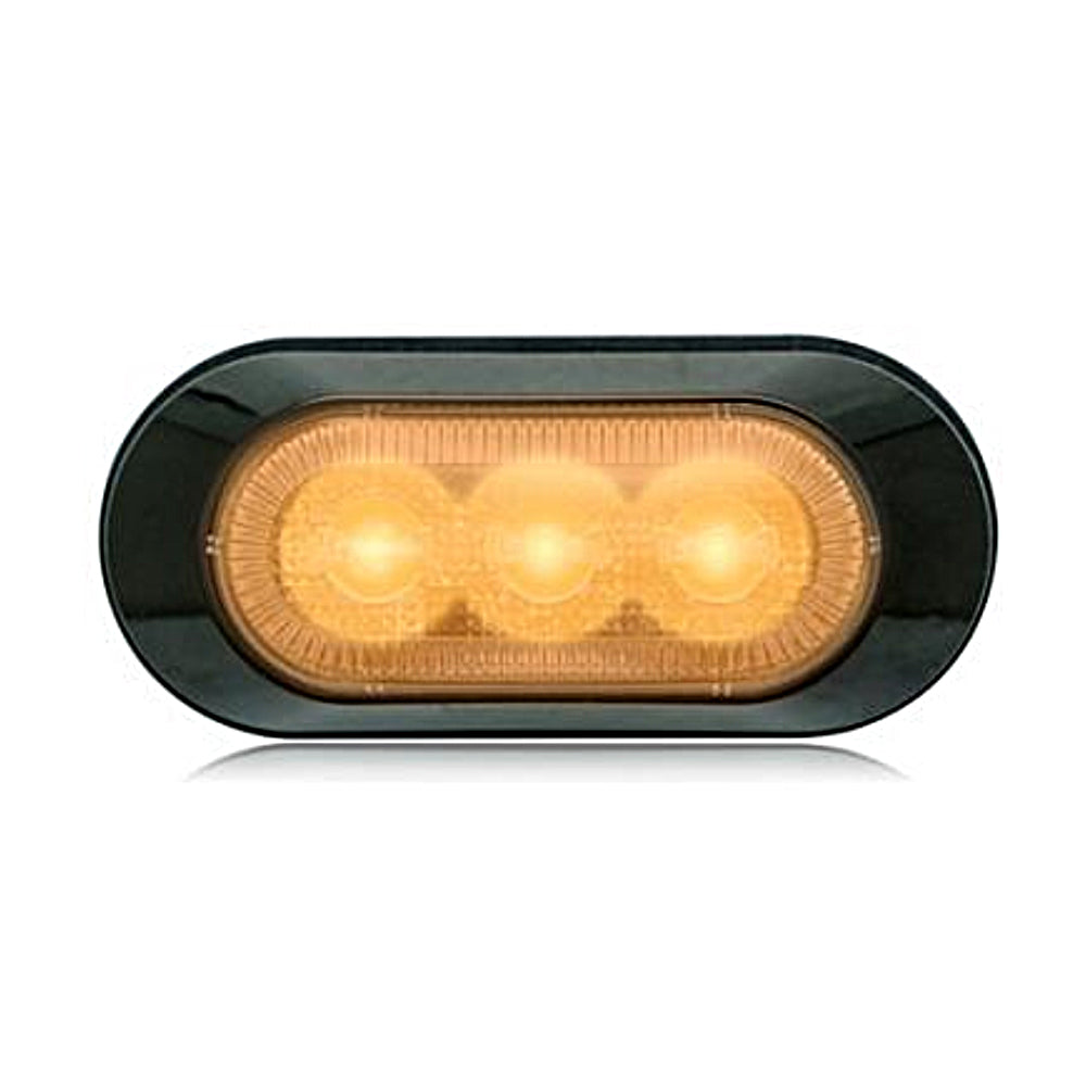 Maxxima, Maxxima Ultra 0.8" Thin Profile 3 LED Warning Light - Amber