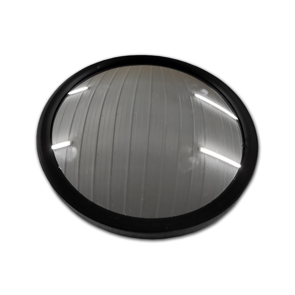 Open Road, Open Road 7.5" Stainless Steel Heated Convex Mirror - Offset mount