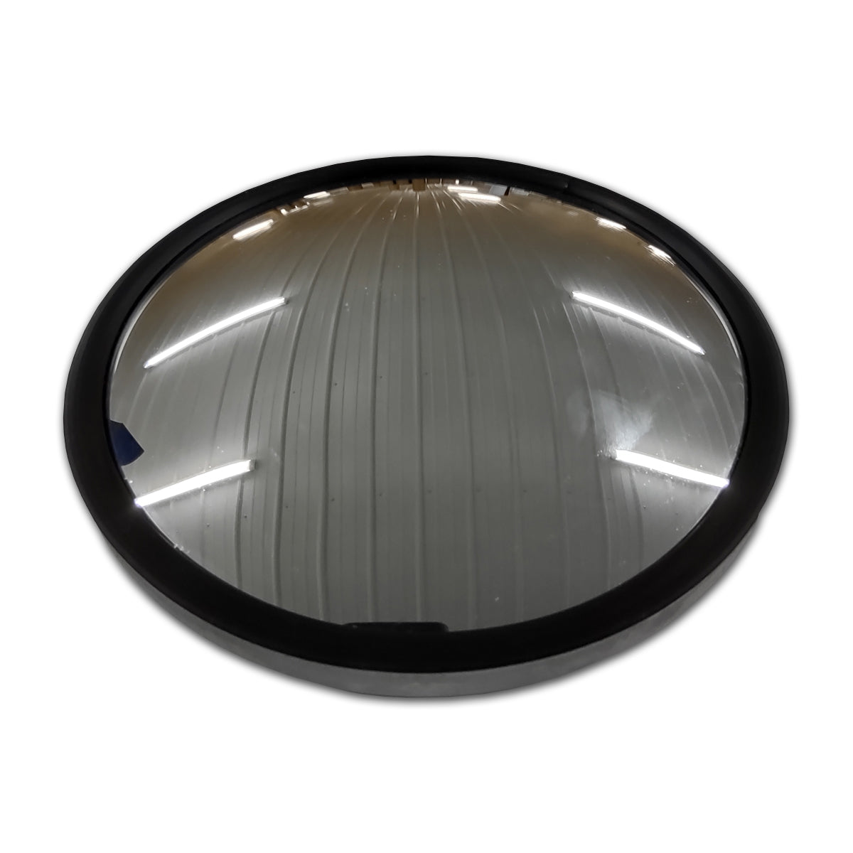 Open Road, Open Road 8.5" Stainless Steel Heated Convex Mirror - Offset Mount