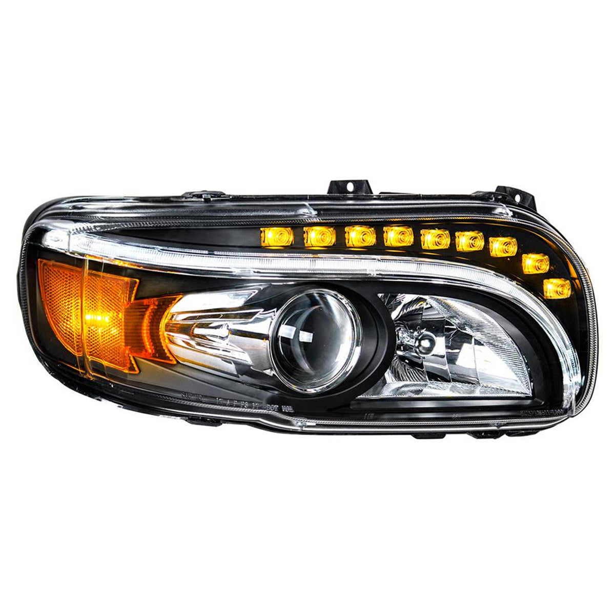 United Pacific, Peterbilt 388/389 Projection Headlight with LED Turn Light