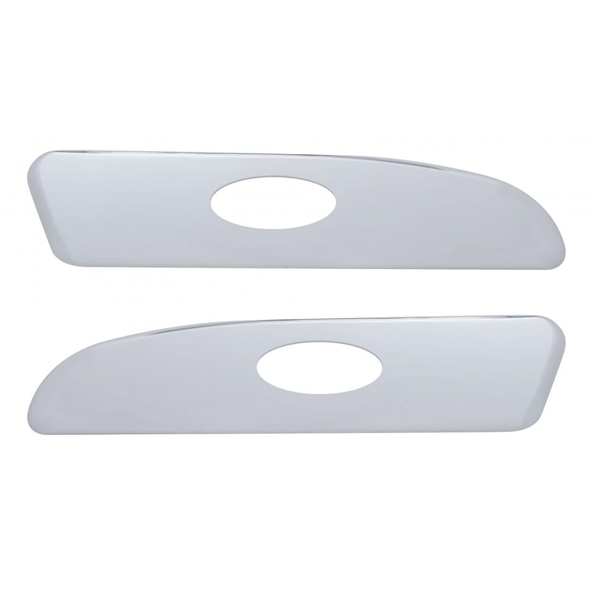 United Pacific, Peterbilt Chrome Door Emblem Panel Trim (Pair)