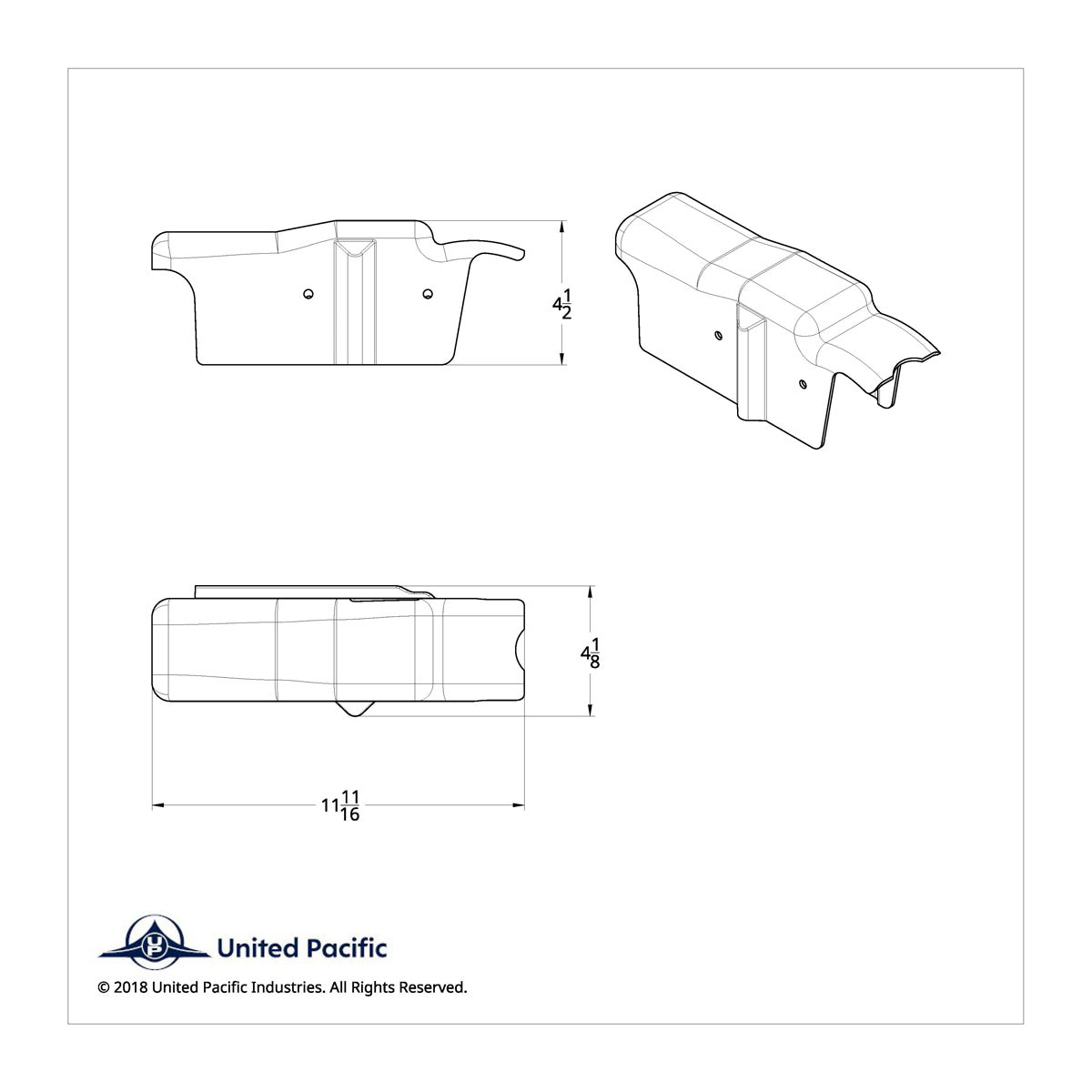 United Pacific, Peterbilt Mid Steering Column Cover