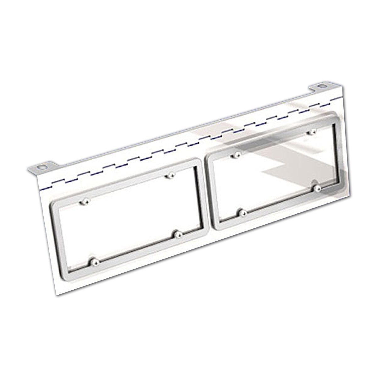 Roadworks, Roadworks - Western Star Bumper Face Double License Plate Holder