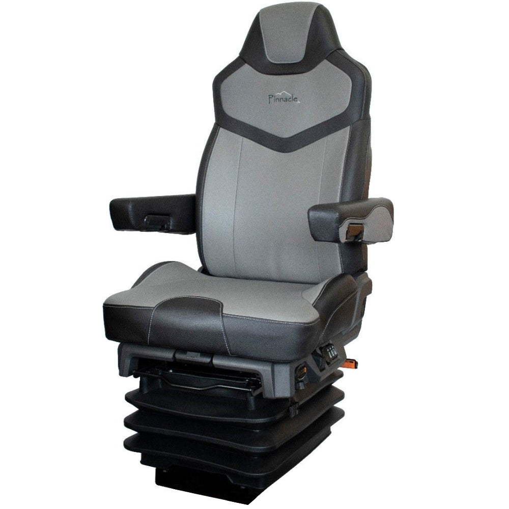 Seats, Seats Inc.™ Black Pinnacle Cloth/Gray Duraleather™ Truck Seat