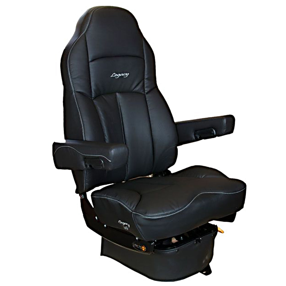 Seats, Seats Inc.™ Legacy LO Suspension, Air Lumbar, Heated, High Back in Black Leather