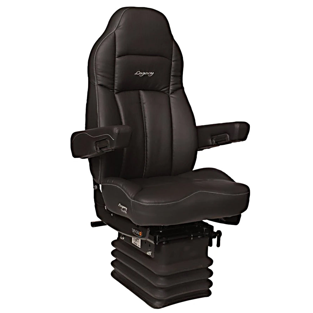 Seats, Seats Inc.™ Legacy "Silver" Black Cloth, High Back w Armrests