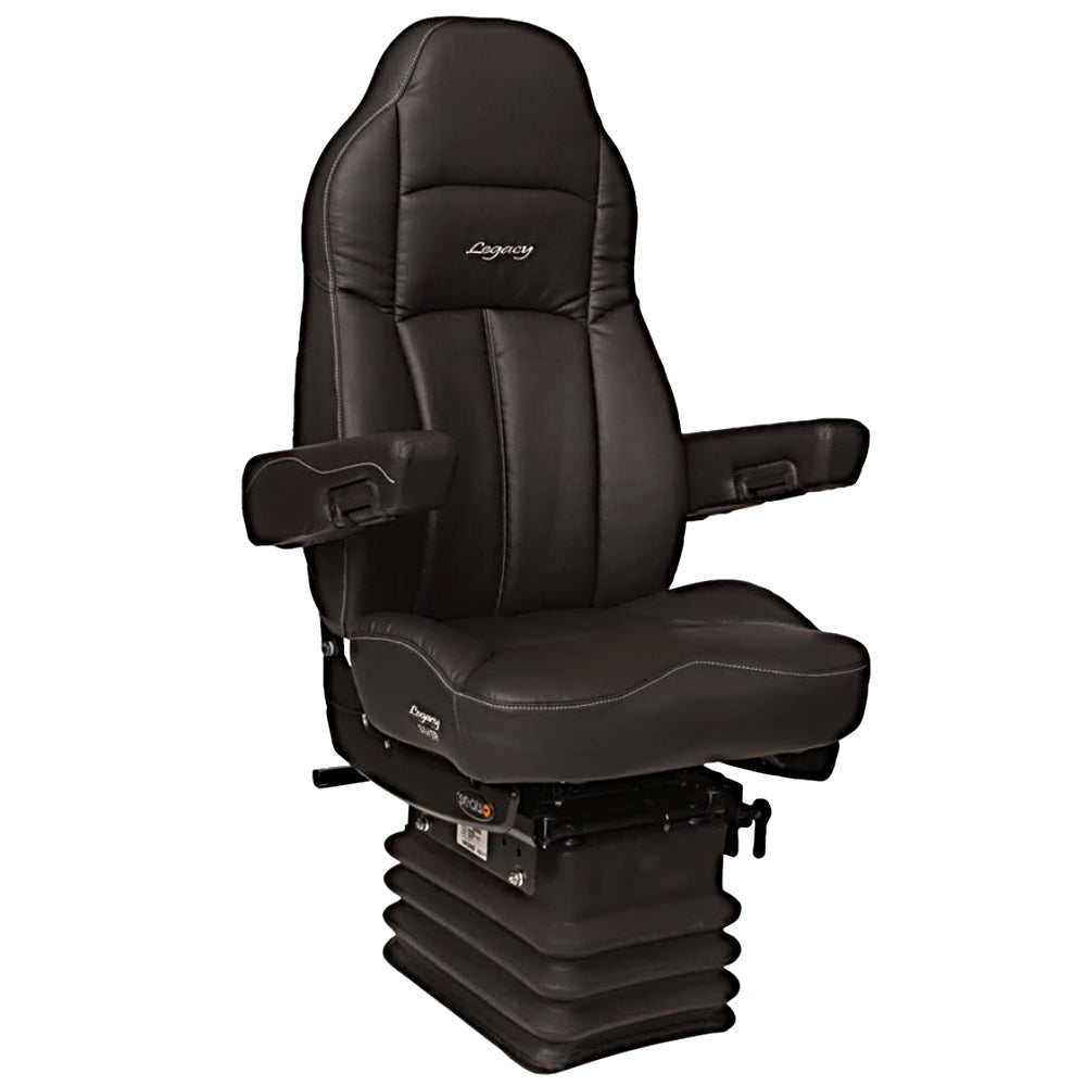 Seats, Seats Inc.™ Legacy "Silver" Black Leather, Heated, High Back w Armrests