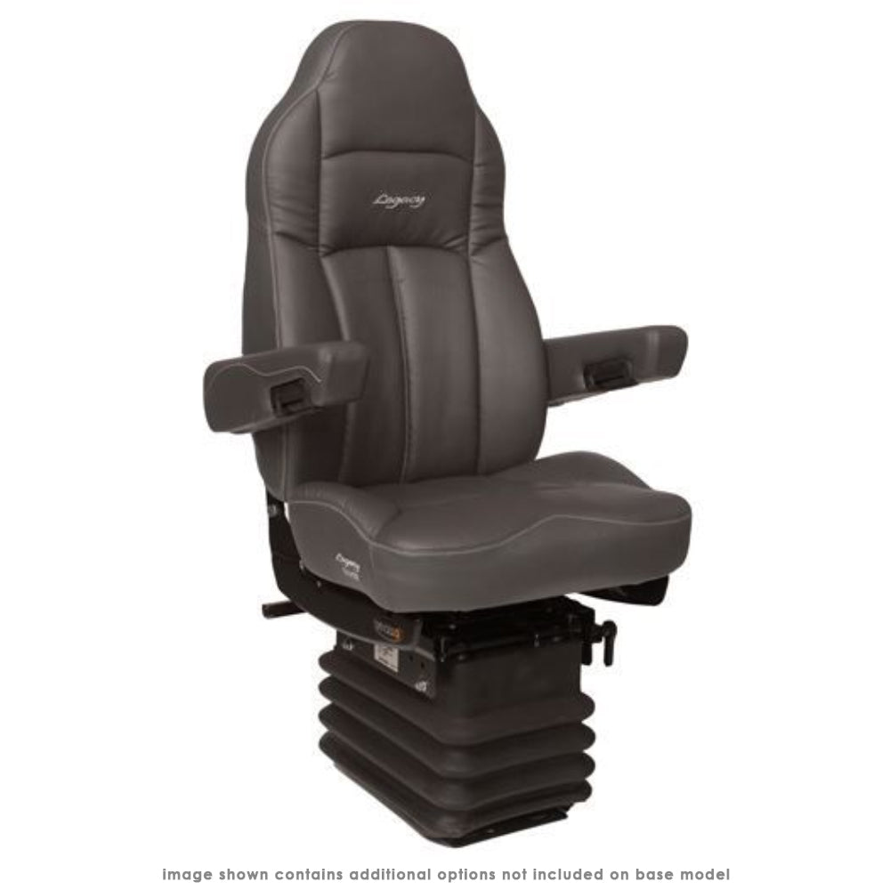 Seats, Seats Inc.™ Legacy "Silver" Gray Leather, Heated, High Back w Armrests