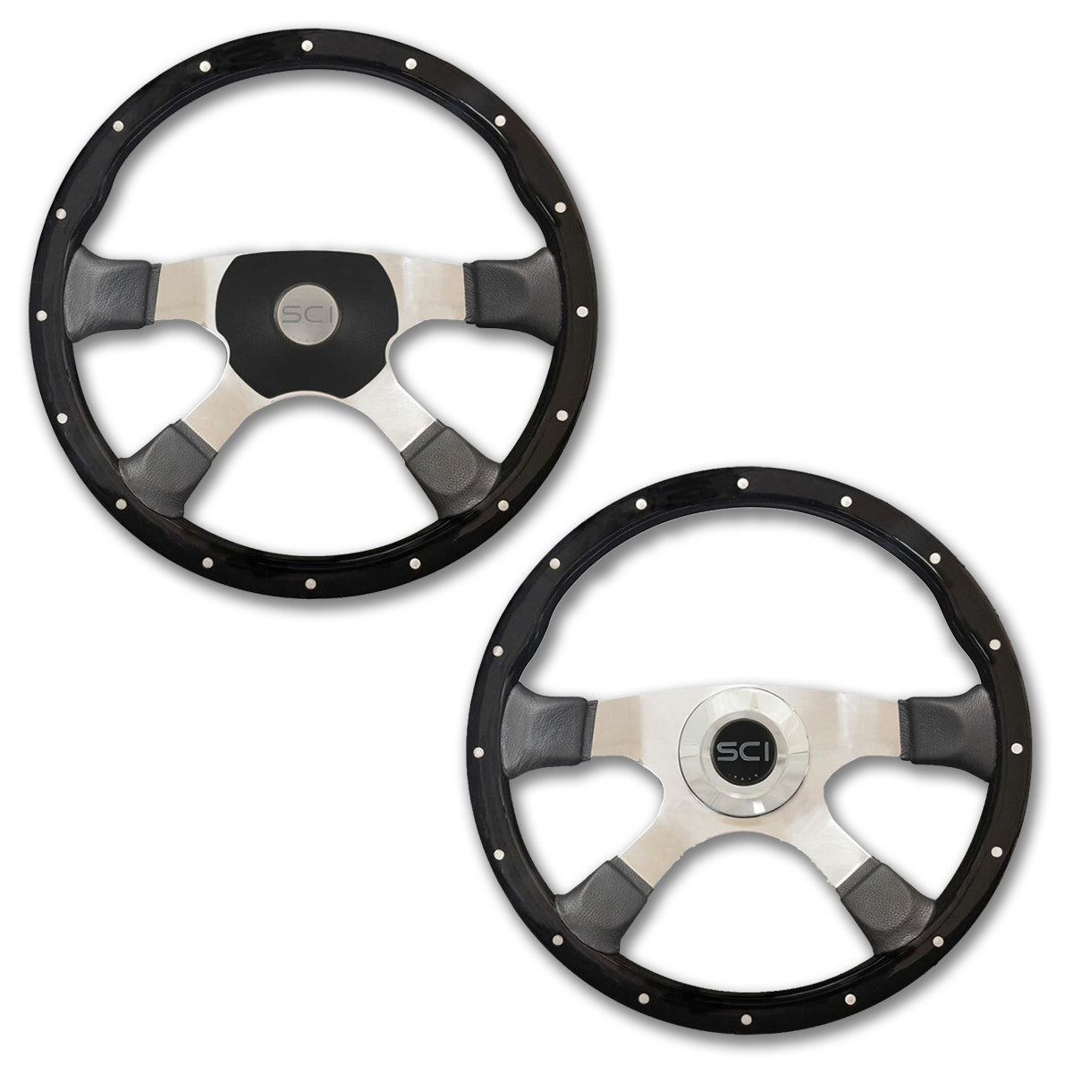 Steering Creations, Steering Creations Riveted Black Wood Steering Wheels