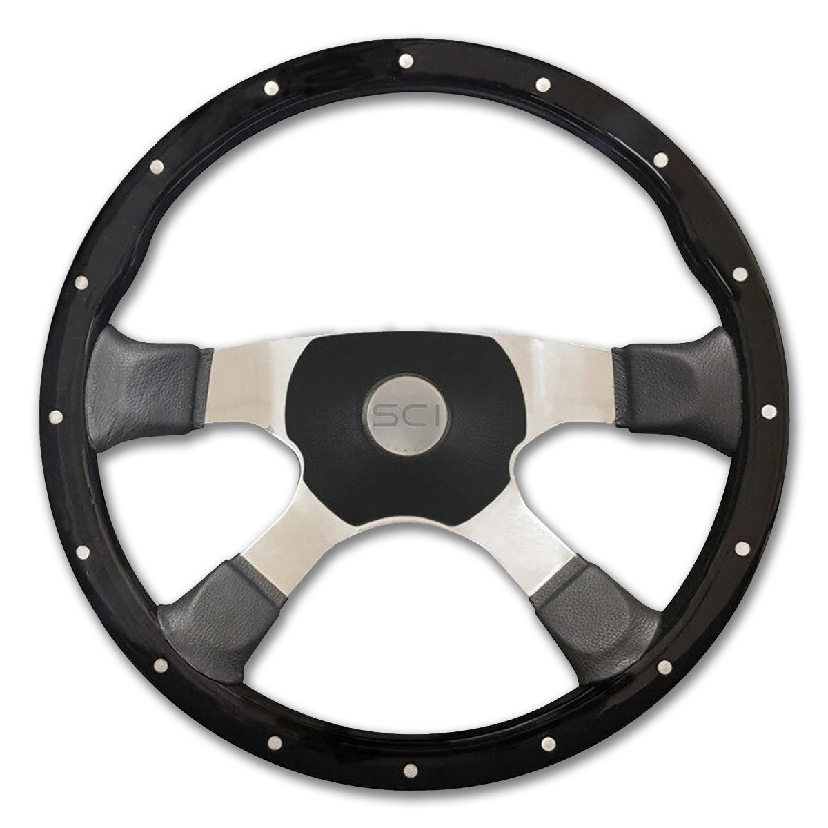 Steering Creations, Steering Creations Riveted Black Wood Steering Wheels