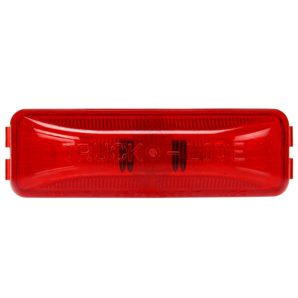 Truck-Lite, Truck-lite 19 Series, Red or Clear Rectangle, 2 Bulbs, 12V Marker/Clearance Light